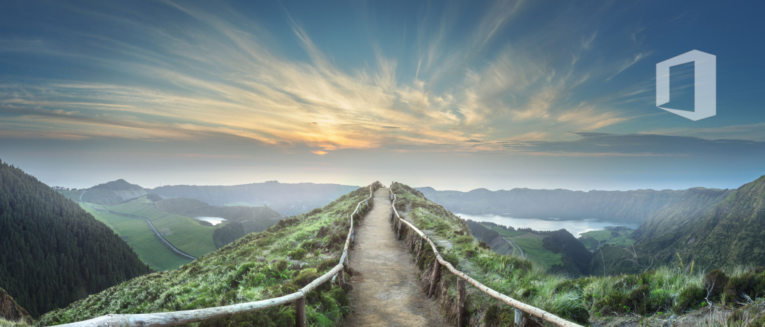 An empty path leading to the horizon.