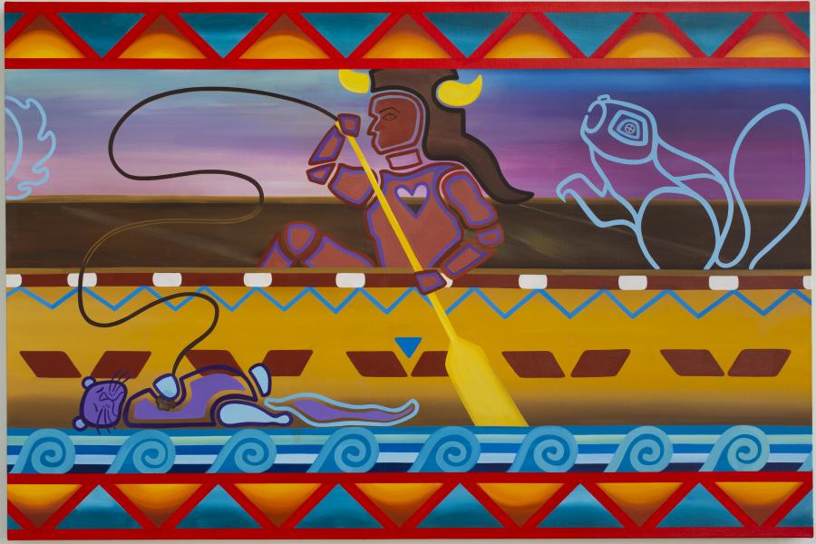 1 of 3 pieces of art of the great flood