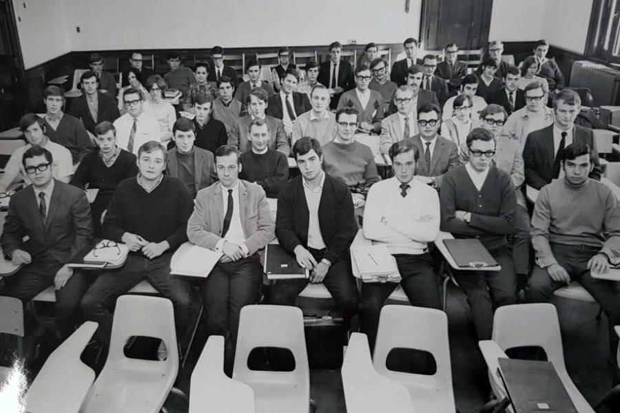 Part of First-Year law class (Class of '72).