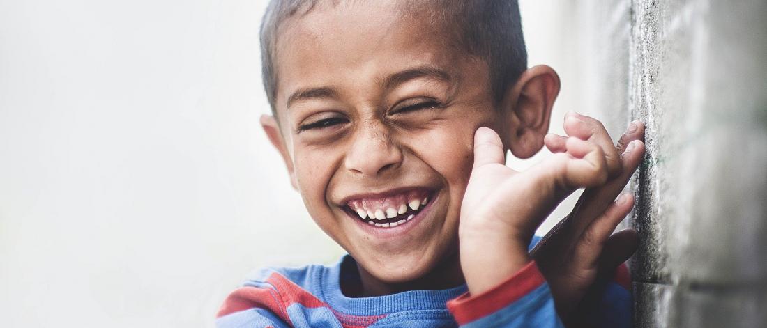 boy smiling