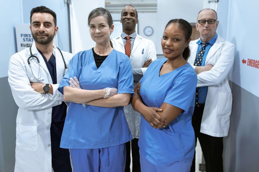 Group of physicians.