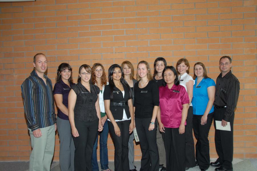 A group photo of the first-ever physician assistant studies class