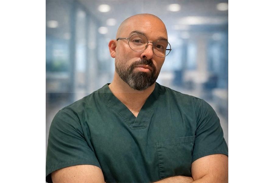 Portrait of Dr. Murdoch Leeies. 