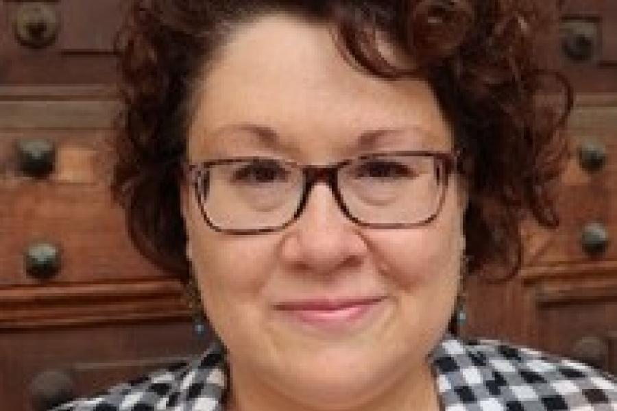 Headshot of musicology professor Colette Simonot-Maiello