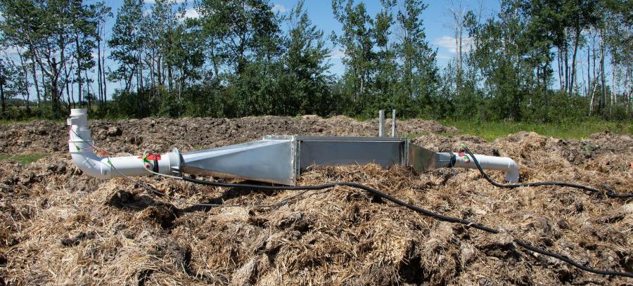 Manure Greenhouse Gas Chamber