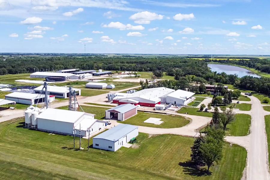 View of Glenlea research station