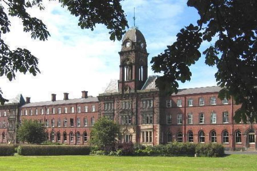 Exterior building shot of University of Central Lancashire (UCLan).