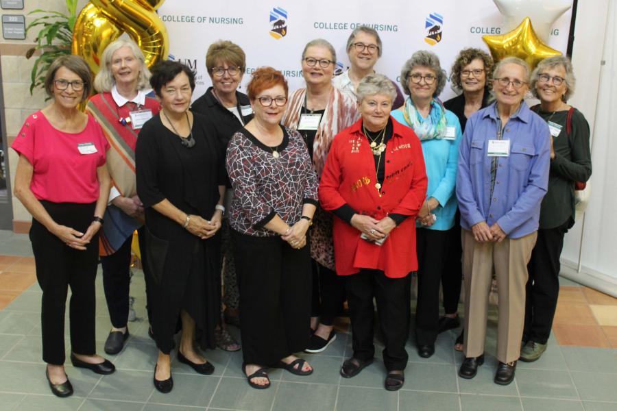 Group portrait of the Nursing Class 1973.