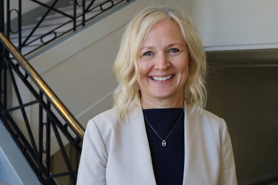 Portrait of Jacquie Ripat, college dean