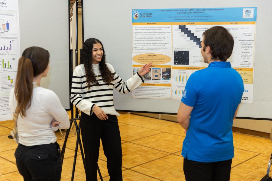 Photo of people at 2024 Undergraduate Research Showcase
