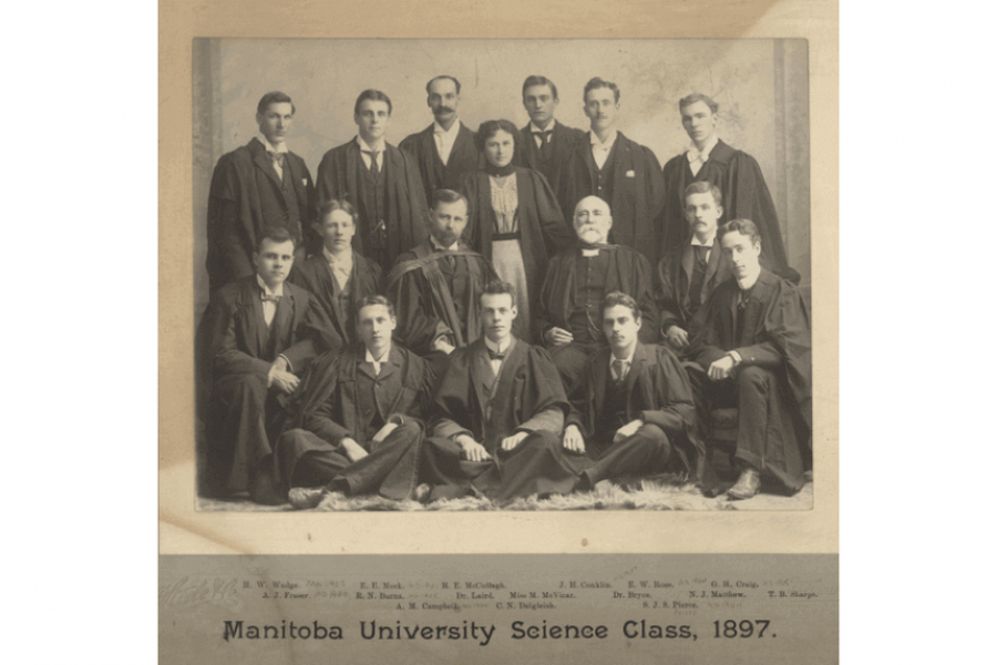 a photo of the 1897 science class