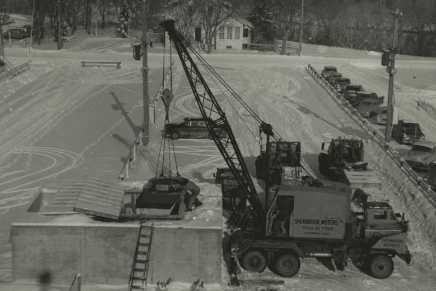 The construction of cyclotron 1965.