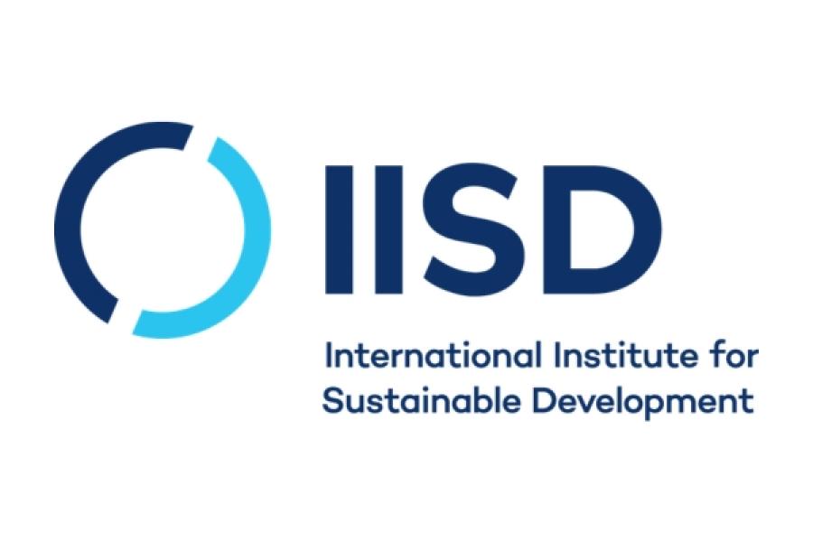 International Institute for Sustainable Development logo.