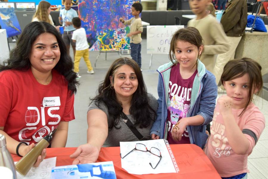 Henna Constellations booth at Science Rendezvous.