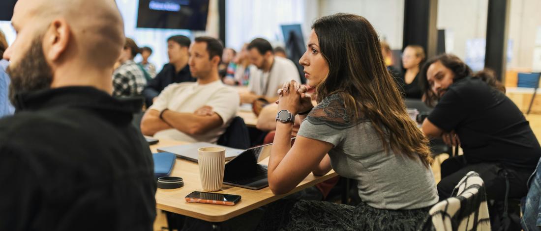 audience of networking event