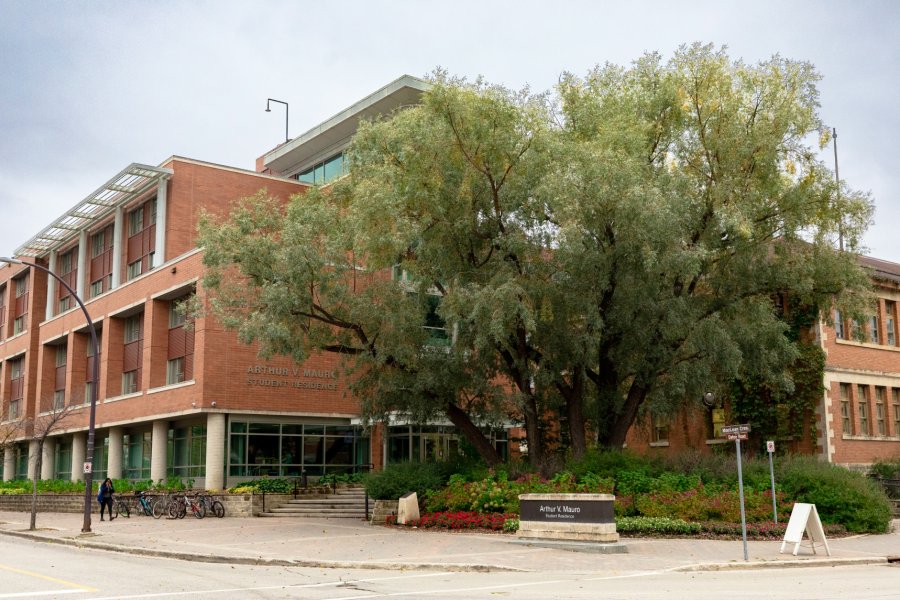 The exterior of the Arthur V. Mauro Residence.