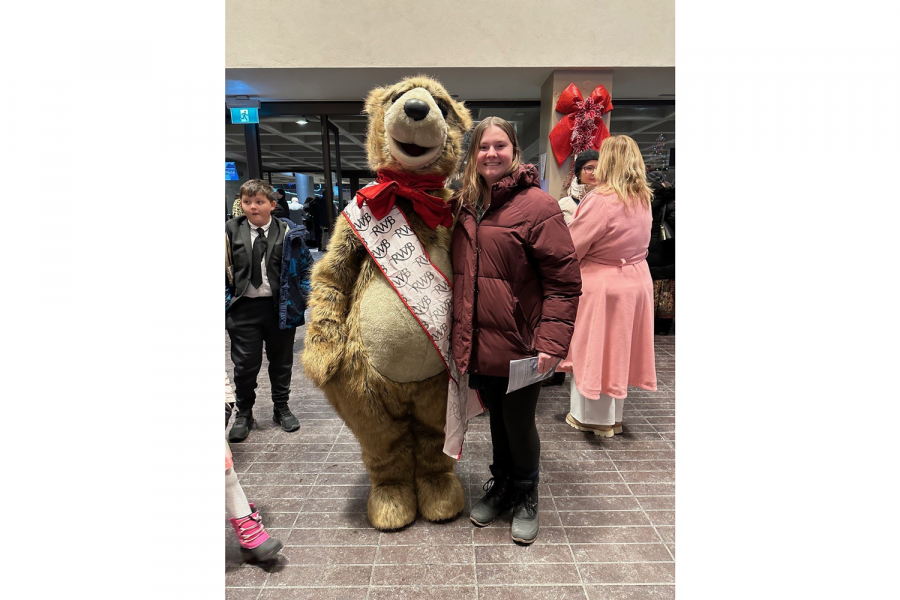 Exchange student Madi at the Royal Winnipeg Ballet.