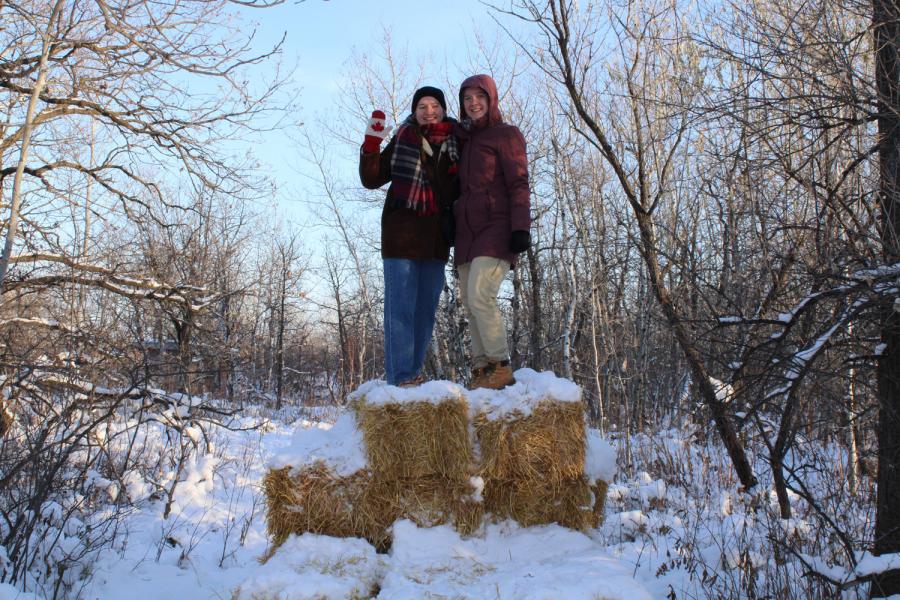 Exchange student Tanja explores Manitoba in winter.