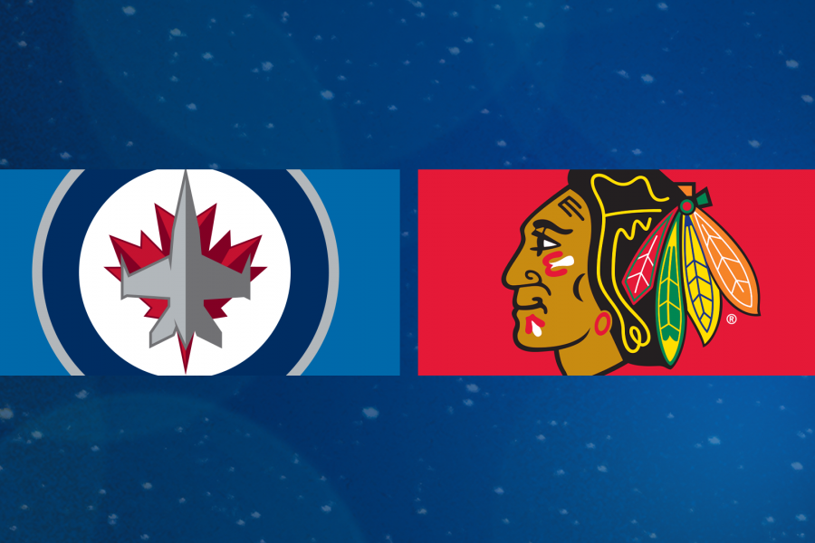 Jets and Blackhawks logos
