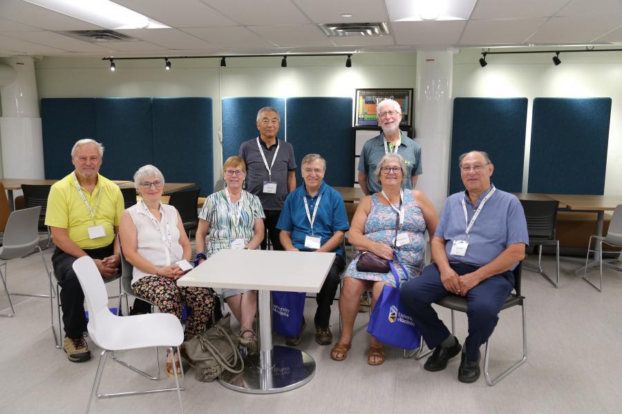 Faculty of Science Class of 1976 in student lounge