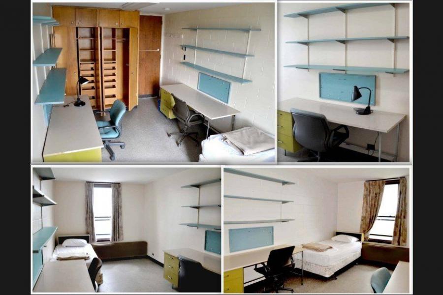 St. Andrew's College residence premium single room.