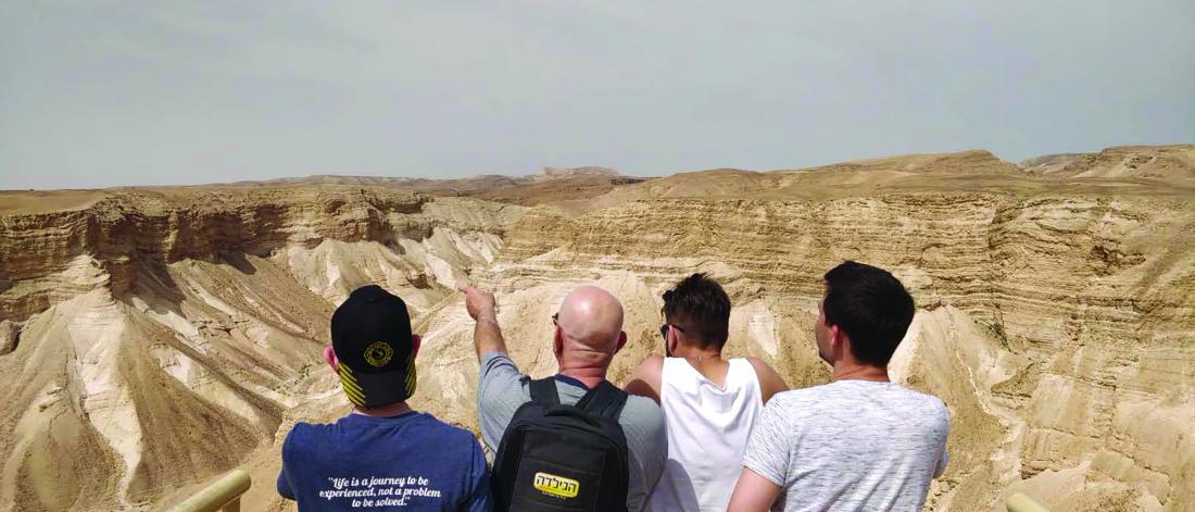 Dr. Haskell Greenfield explores with NEBAL students