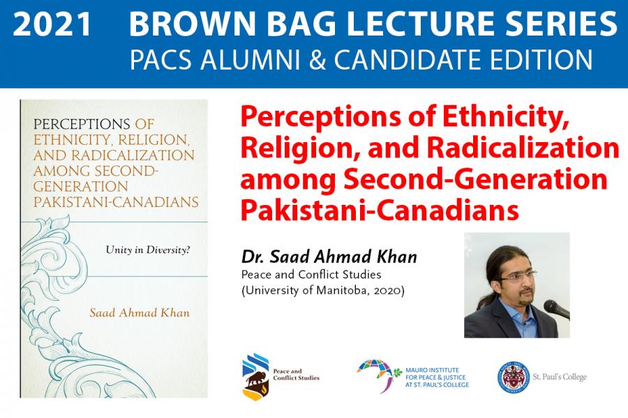 Brown Bag Lecture poster Saad Khan