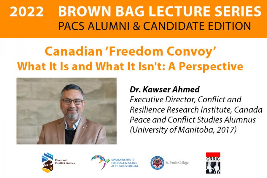 Brown Bag Lecture: Dr. Kawser Ahmed