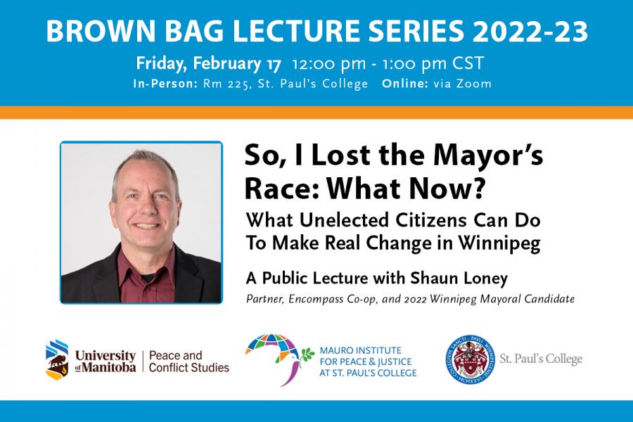 Brown Bag Lecture: Shaun Loney
